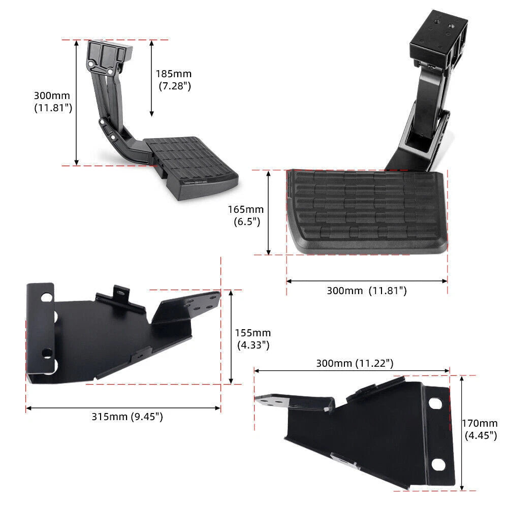 Replacement Rear Bumper Retractable Bed Step for Ford F-150 (2021–2023) 75328-01A