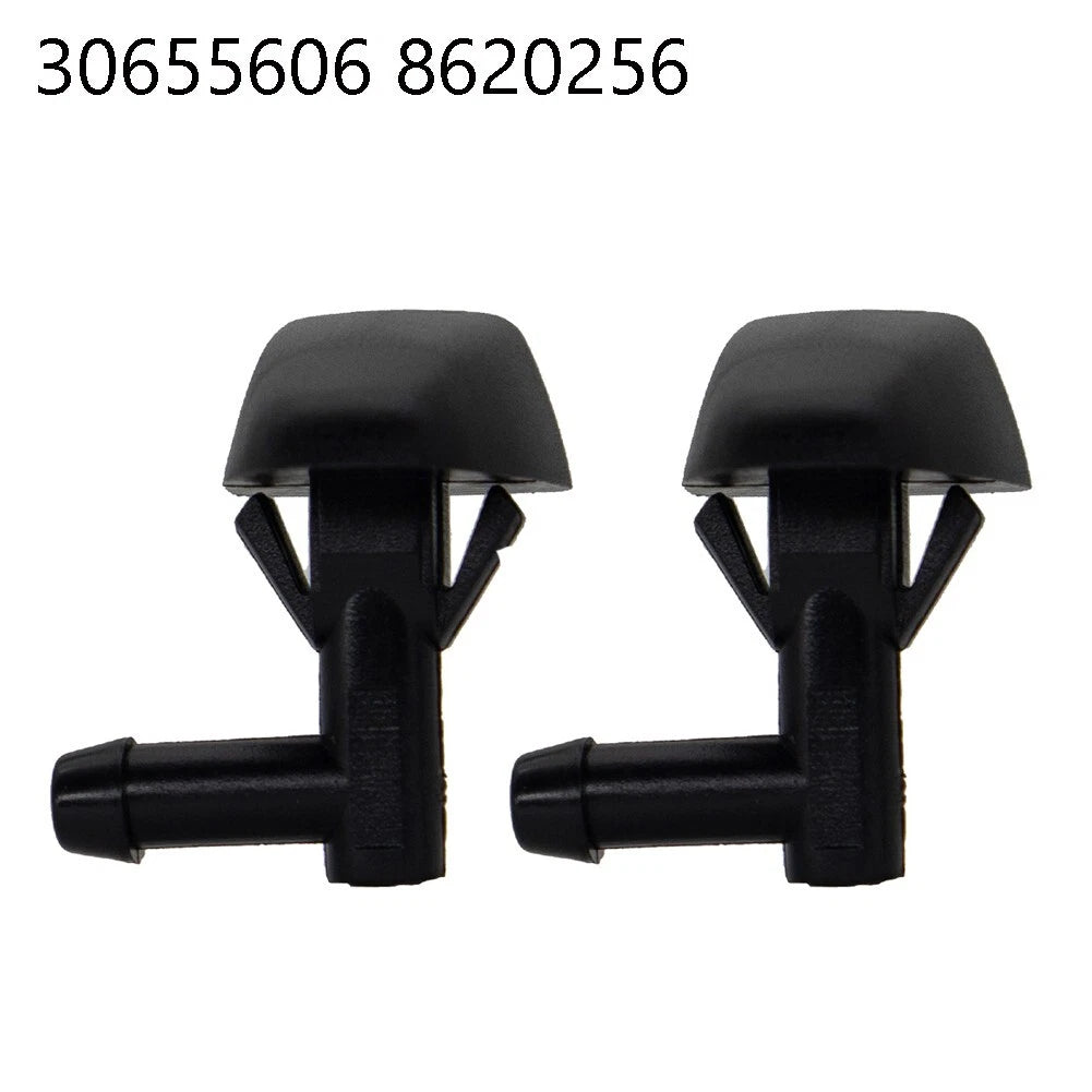 2Pcs Windshield Washer Nozzle Jet for Volvo S60 V70 XC70 (#30655606, 8620256)
