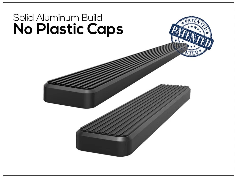 5" Black Running Boards for Mercedes-Benz Metris Cargo Van (2016-2023)