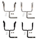 Dual Smoker Diesel Exhaust Stack T Pipe + 2X 4"/5" In 7"/8" Out Tips for