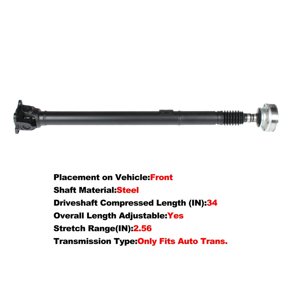 Driveshaft for Jeep Grand Cherokee (2005–2006) 938-127 4WD/AWD 863mm