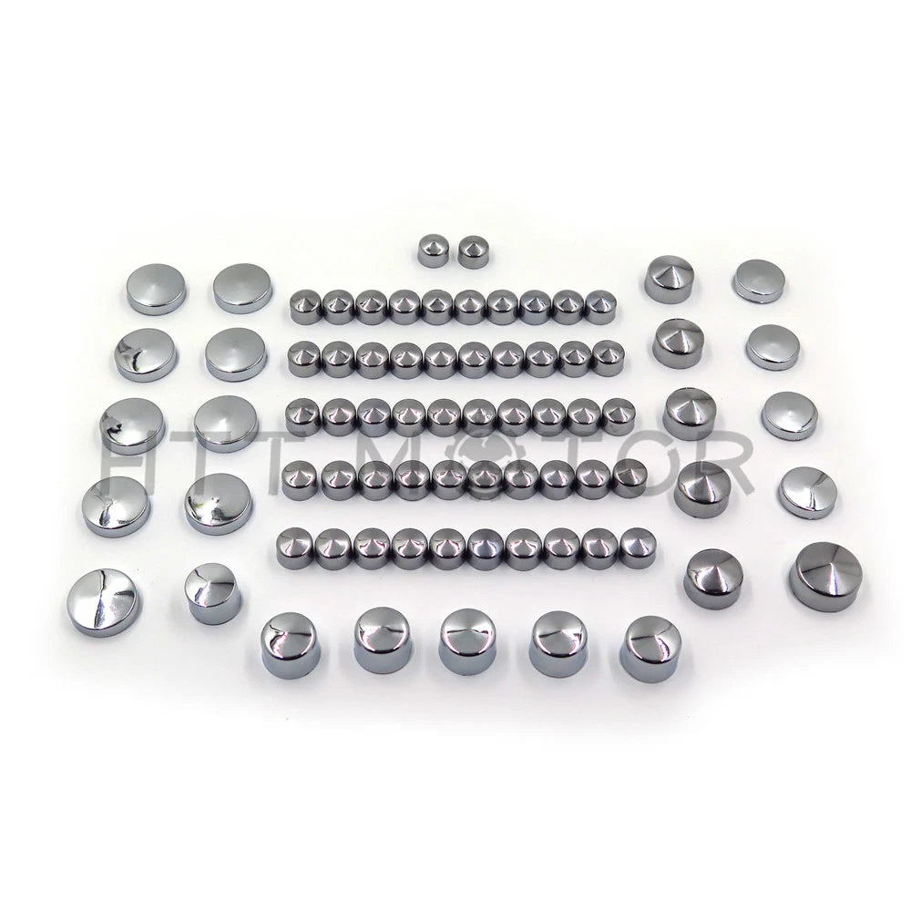 77 Piece Chrome Caps Cover Kit for Harley Sportster (2004–2015)