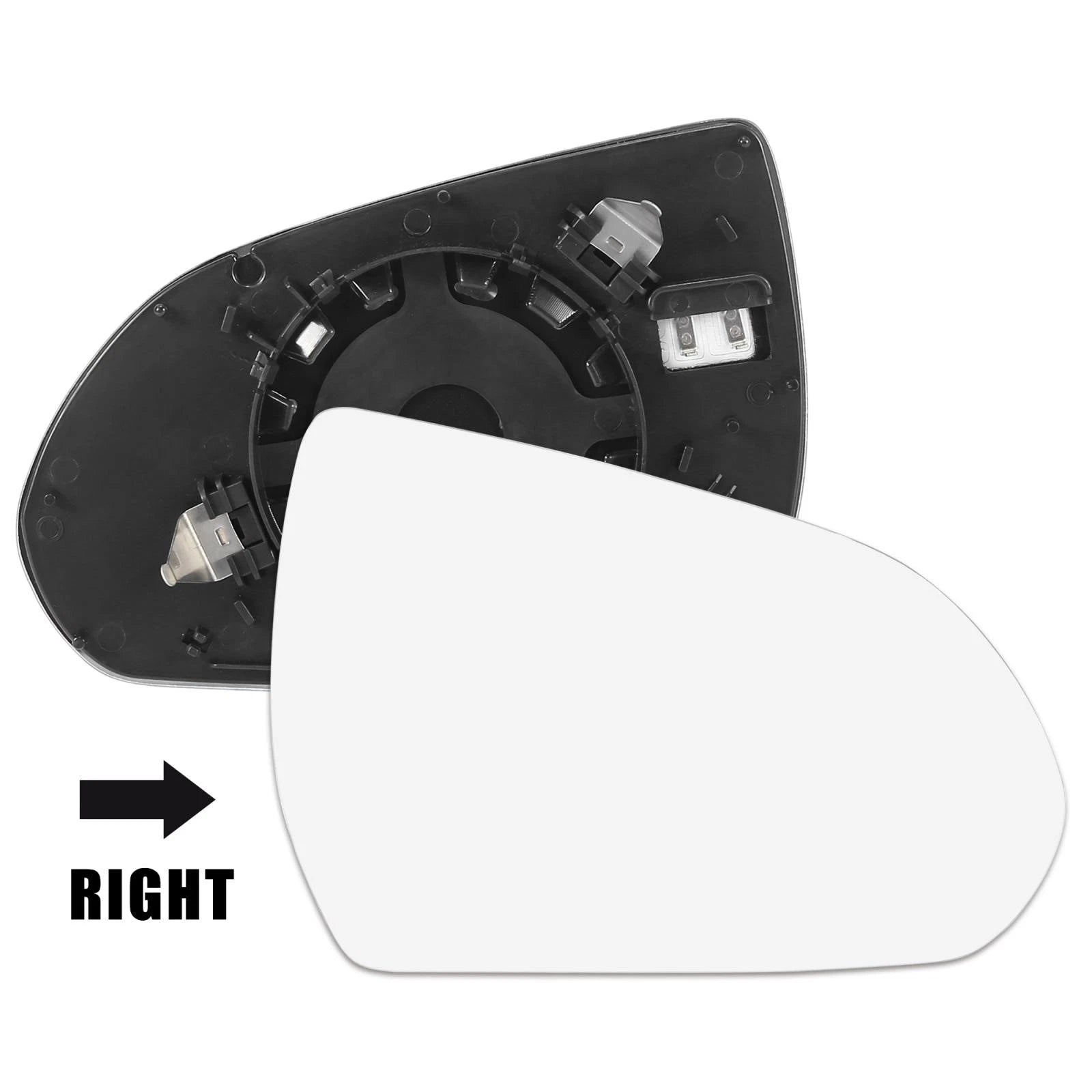 Heated Mirror Glass w/ Backing RH for Hyundai Elantra (2015–2018)