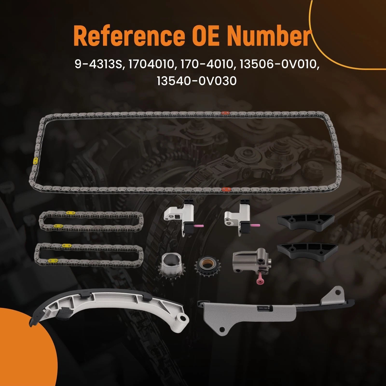 Engine Timing Chain Kit for Toyota Avalon/Sienna/RAV4 3.5L 2GRFE (2005–2011)