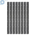 E Track Tie Down Rail Kit for Van Trailer (6', Set of 8)