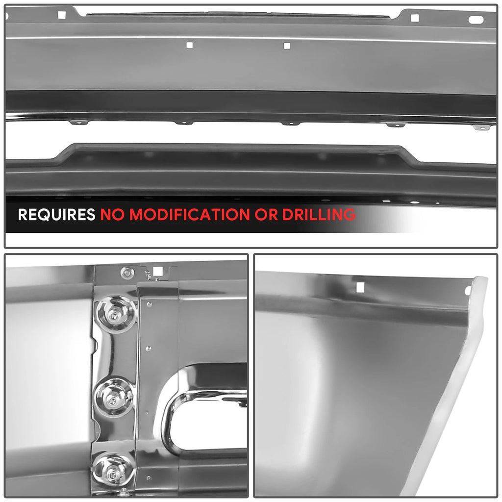 Steel Front Bumper Face Bar for Dodge Ram 1500 (2009–2012) Chrome