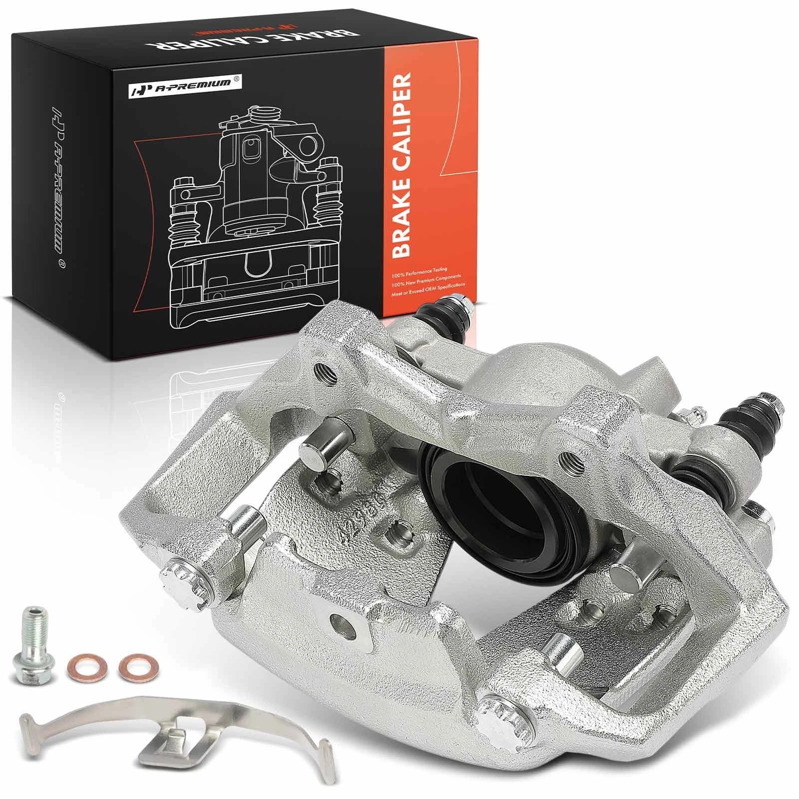 Front Left Brake Caliper with Bracket for Mercedes-Benz W204 W212 (2007–2016)