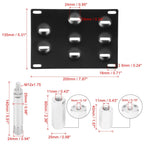 Tow Hook License Plate Bracket Set for Toyota Yaris (Old)