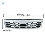 Front Upper Grille for Subaru Forester (2011-2013) Chrome/Gray