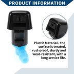 2X Front Windshield Washer Nozzles for Ford F-450 Super Duty (2011–2016)