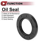 Set of 5 Rotary Shaft Oil Seals 38x62x7mm Nitrile Rubber 672668828816