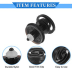 30 Pcs Door Panel Trim Retainer Clips for Audi A5 Quattro (2008–2023) Nylon Black