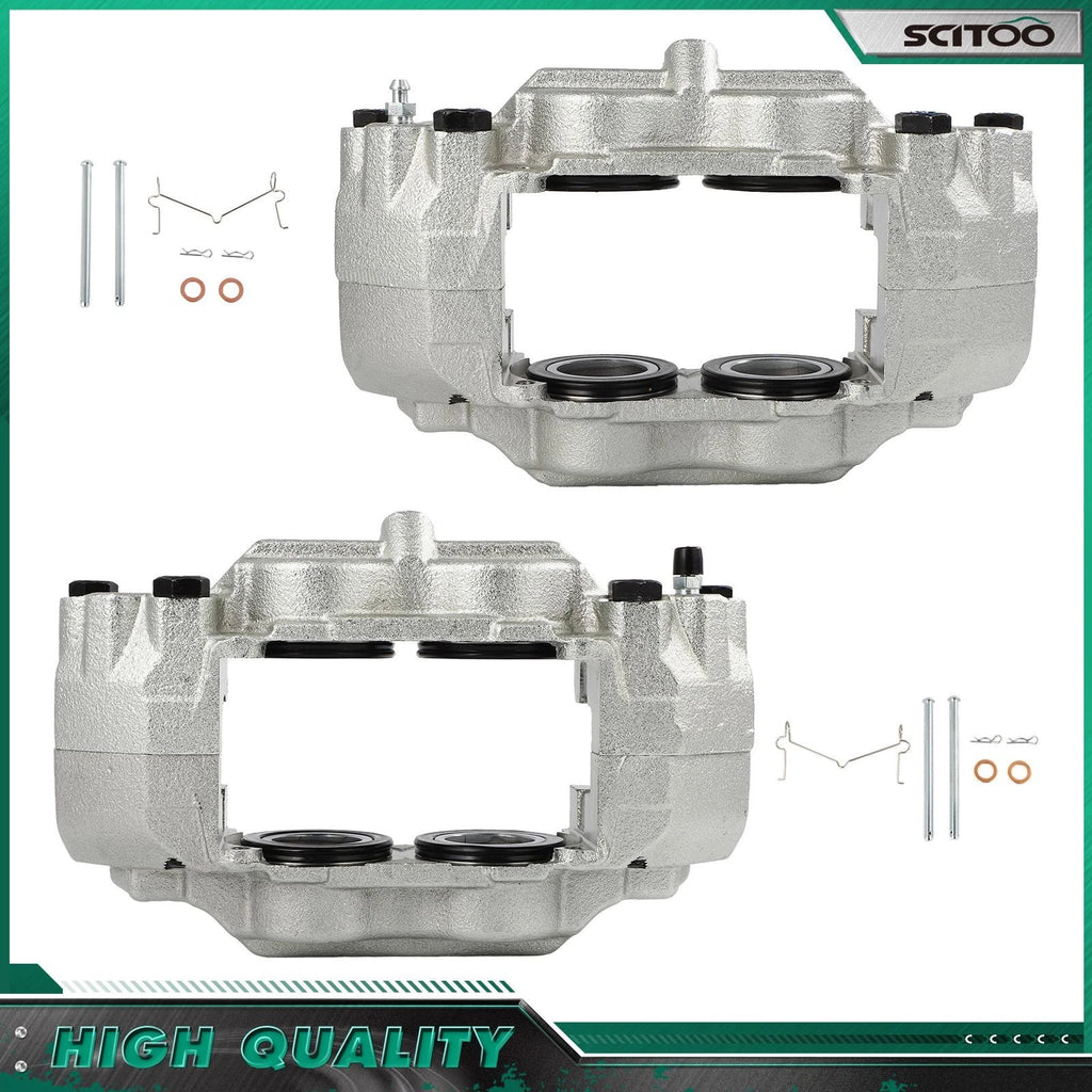 Front Pair Brake Calipers for Hummer H3 (2007–2010) L5 3.7L