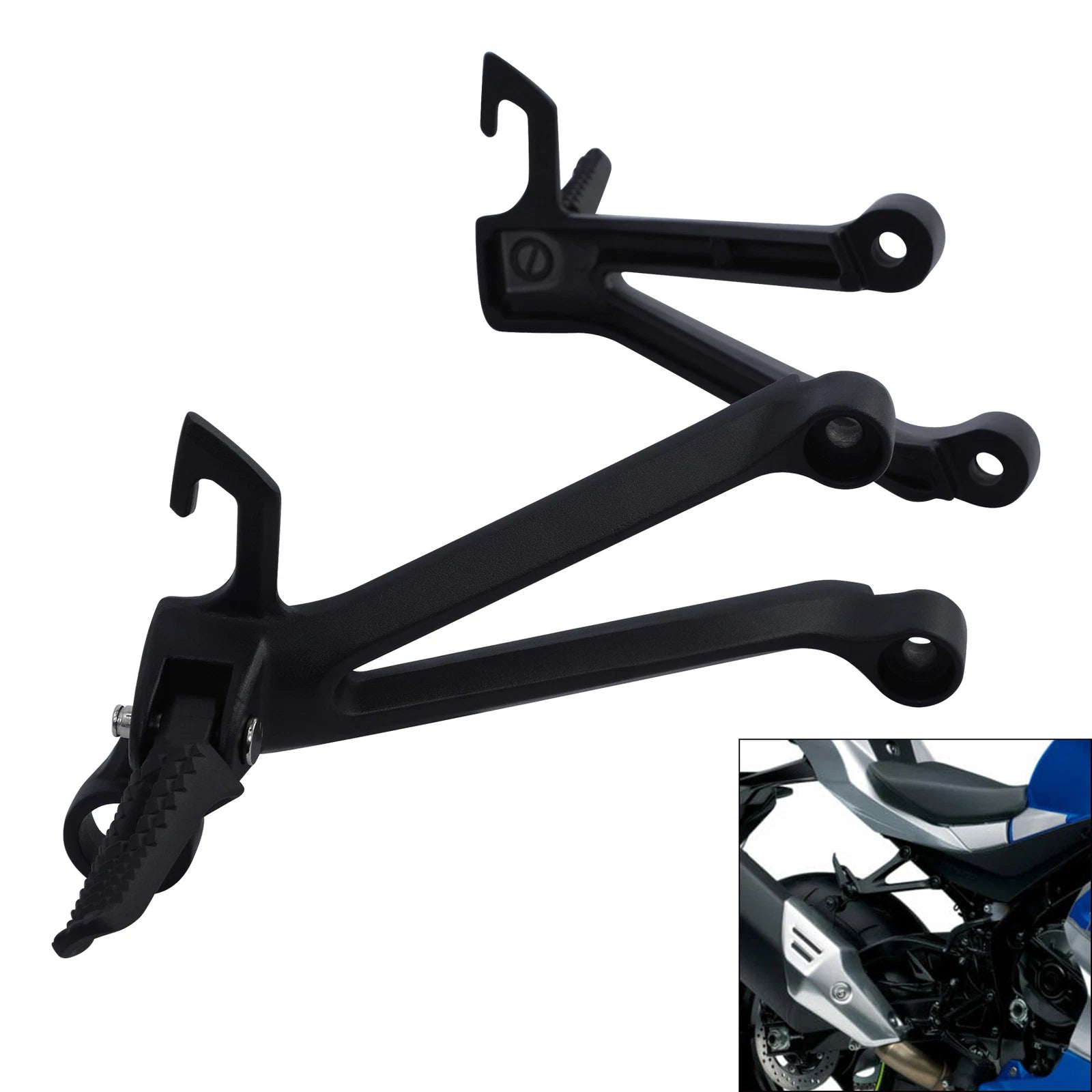 Rear Passenger Footpegs for Suzuki GSXR1000 (2005–2006)