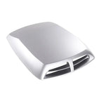 Silver Universal Car Decorative Air Flow Intake Hood Scoop Vent Cover