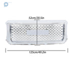 Chrome Mesh Front Bumper Upper Grille for GMC Sierra 1500 Denali (2014-2015)