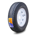 Set of 4 WINDA ST205/75R14 8-Ply Trailer Tire Rim Assembly 5 Lug White Spoke