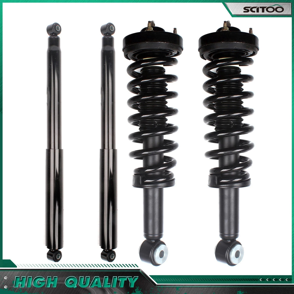 Set of 4 Complete Struts & Rear Shocks for Ford F-150 (2009–2012)