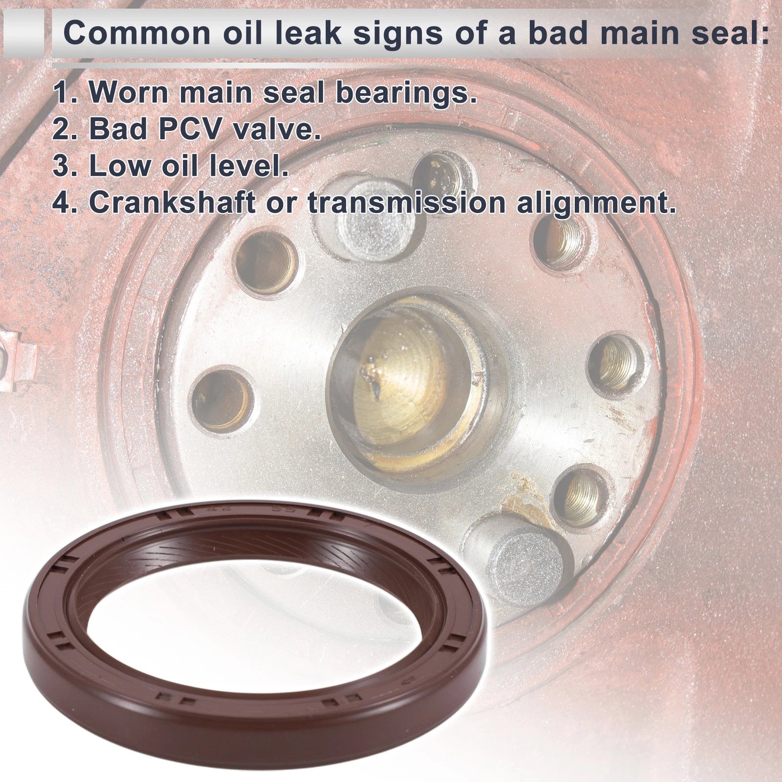 Front Crankshaft Oil Seal for Hyundai Sonata (2005–2015) No. 2142125001