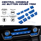 Aluminum Center Dashboard Switch Cover for Honda CR-V (2017-2022)