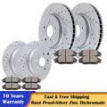 Brake Disc Rotors and Ceramic Pads Kit for Honda CR-V (2007–2016)