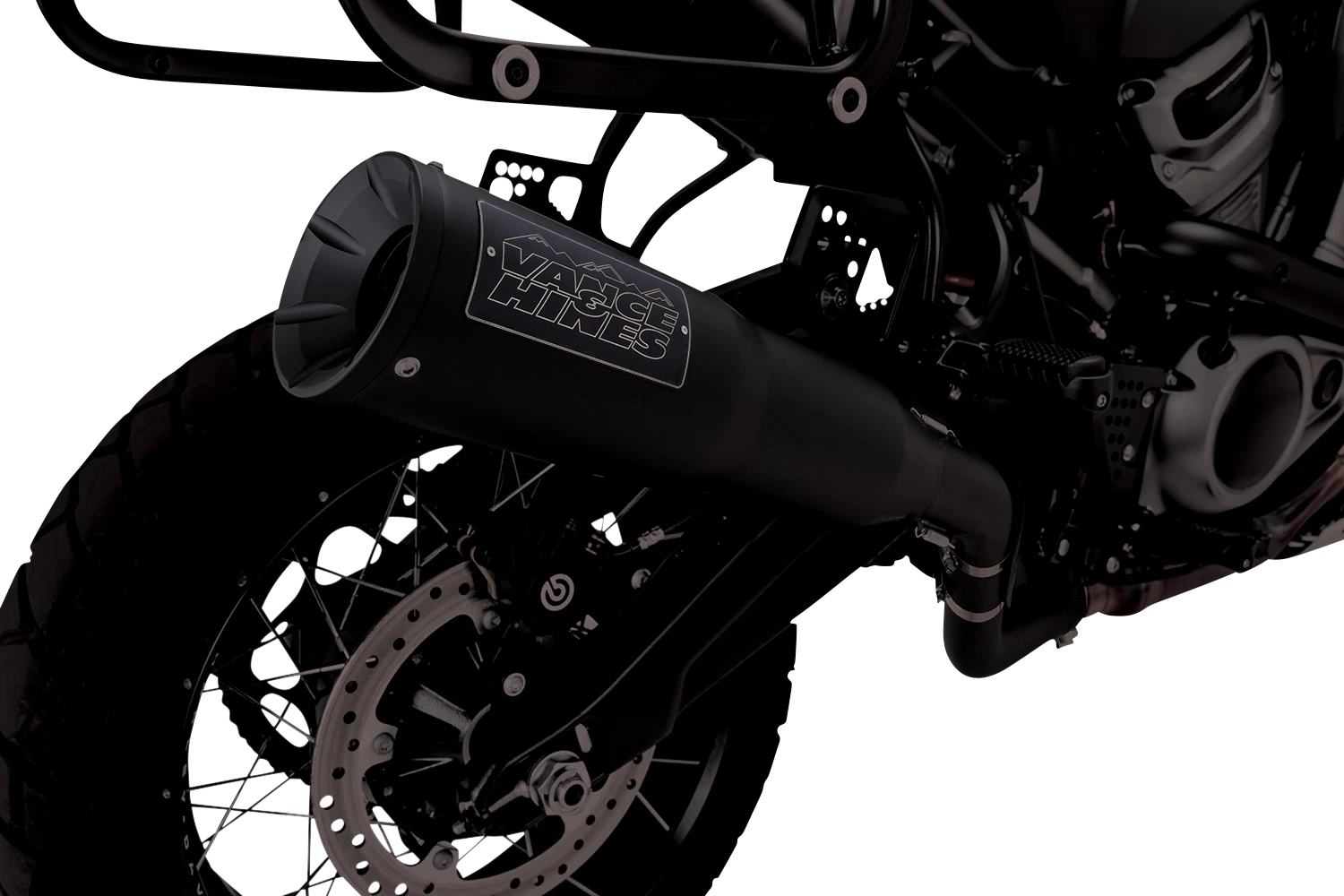 Vance & Hines 450 Slip-On Muffler for Adventure (2021–2025) Black/Stainless