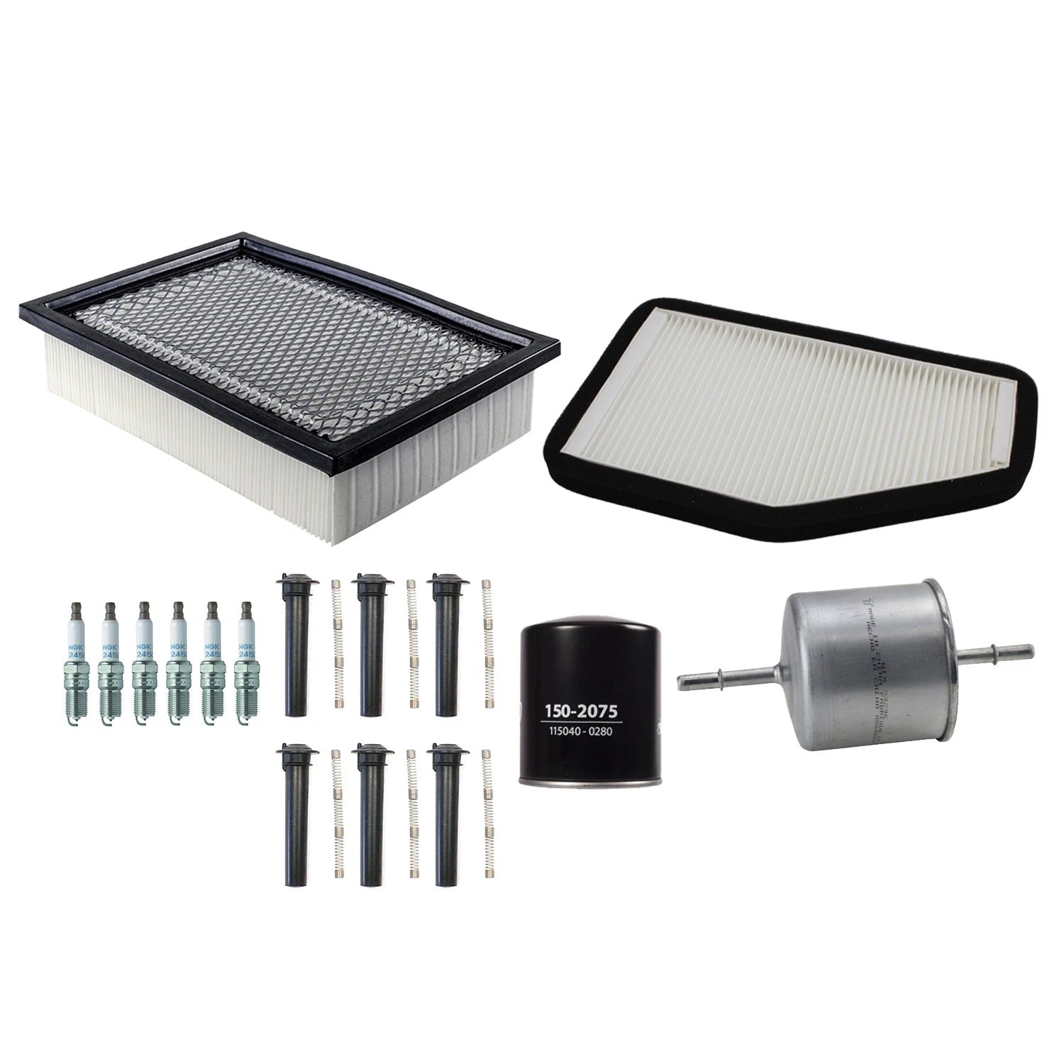 Tune Up Kit with 6 NGK Spark Plugs & Boots for Ford Escape Mariner (2008)