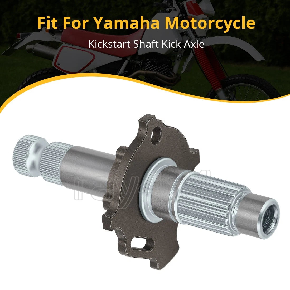 Kickstart Shaft Axle Assembly for Yamaha XT250 XT350 TT350 (1984–2000)
