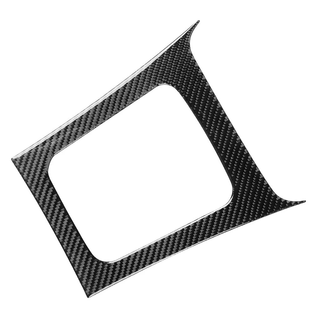 Gear Shift Panel Frame Cover Trim for Subaru Forester (2008–2013) Carbon Fiber Black