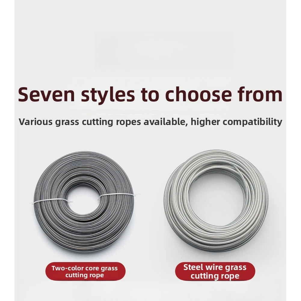 3.0mm Nylon Trimmer Line with Steel Reinforcement for Lawn Maintenance