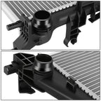 Aluminum Core Cooling Radiator for Fiat 500L (2014–2019) DPI 13513
