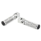 New 8mm Motorcycle Universal Folding Passenger Footpegs for Bicycle