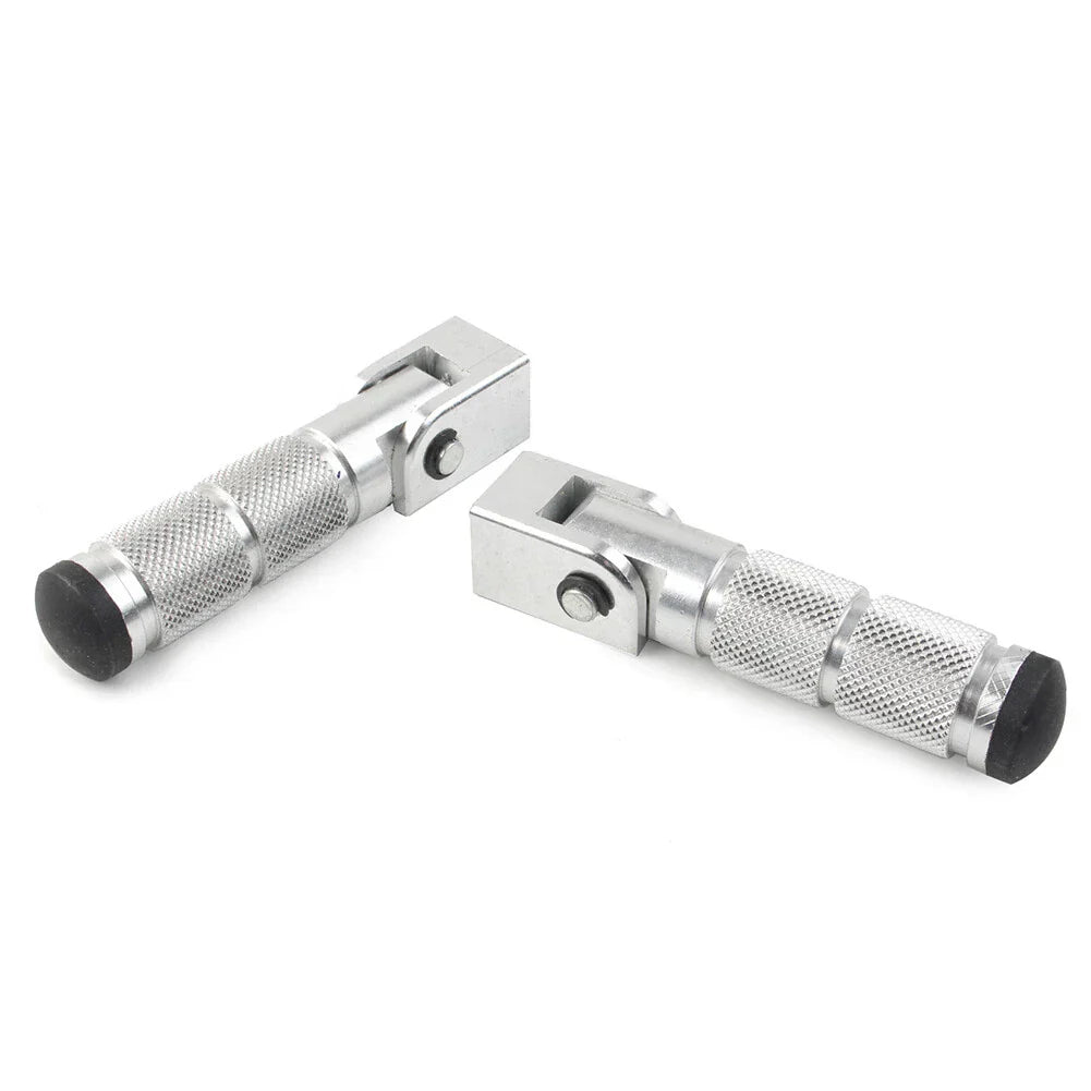 New 8mm Motorcycle Universal Folding Passenger Footpegs for Bicycle