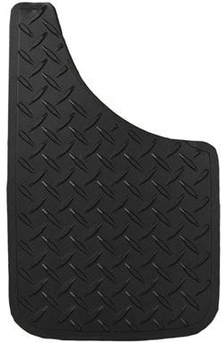 Set of 2 Diamond Tread 9x15 Mud Guards for Truck SUV (Universal)