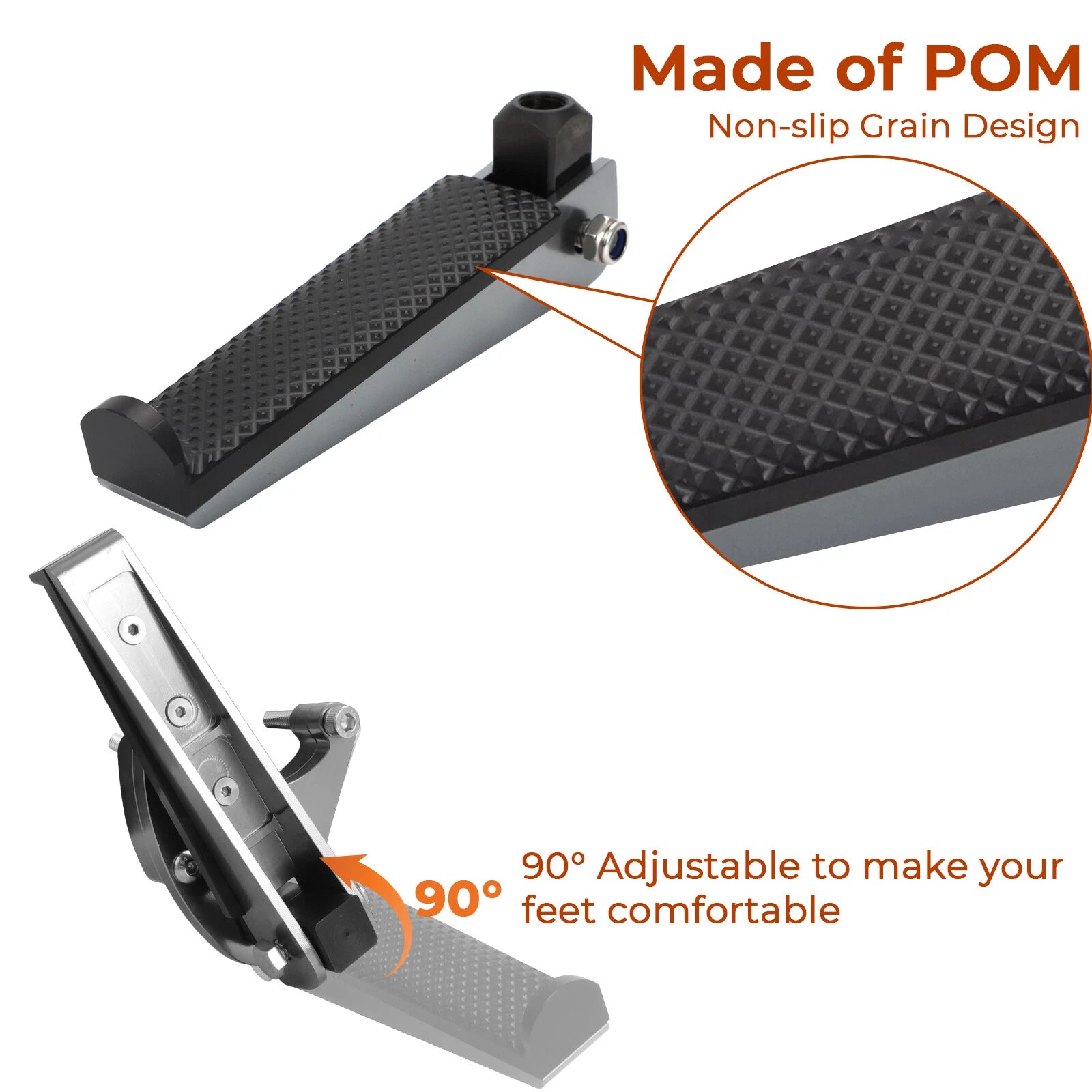 Foot Pegs Mounting Plates & Folding Highway Peg Kit for Yamaha FJR1300 (2001–2023)