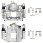 Set of 2 Rear Disc Brake Calipers with Brackets for Honda Pilot (2009–2015)