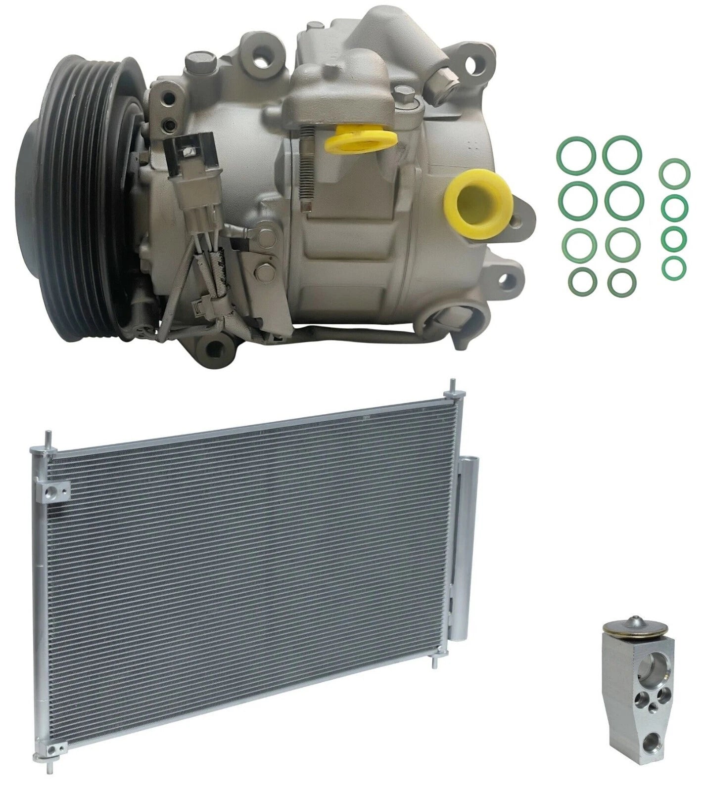 AC Compressor Kit With Condenser for Acura RLX 3.5L (2020–2020)