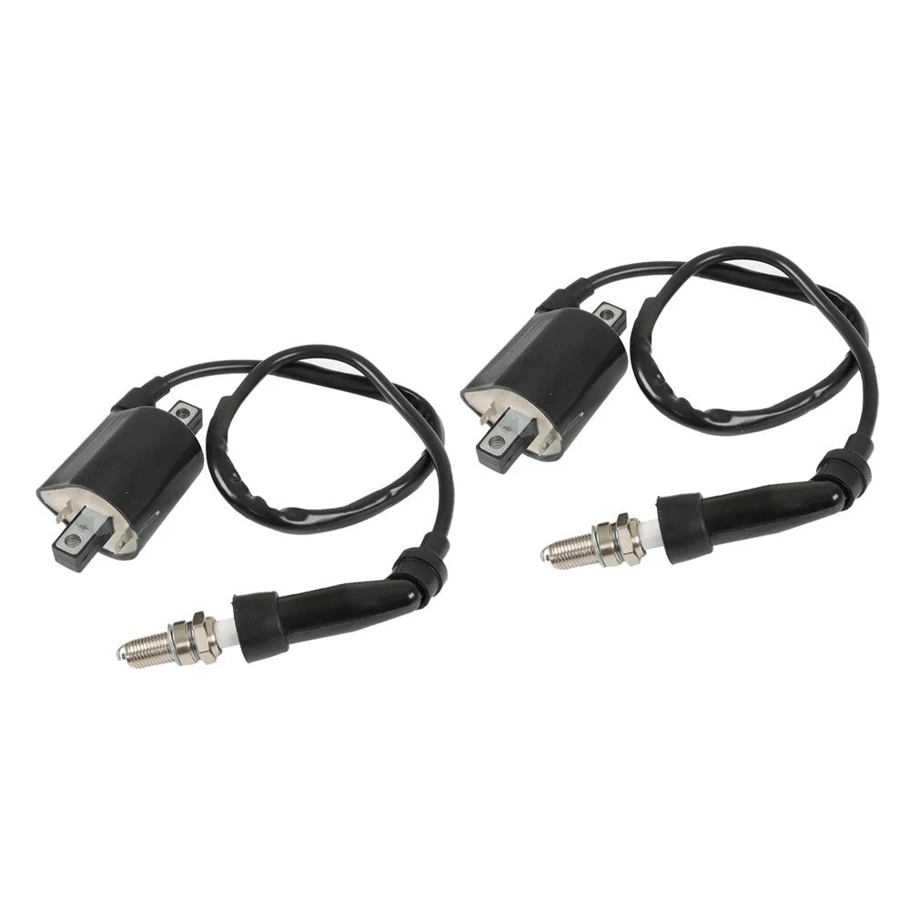 2X Ignition Coil & Spark Plug for Suzuki S83 Intruder (1987-2004)