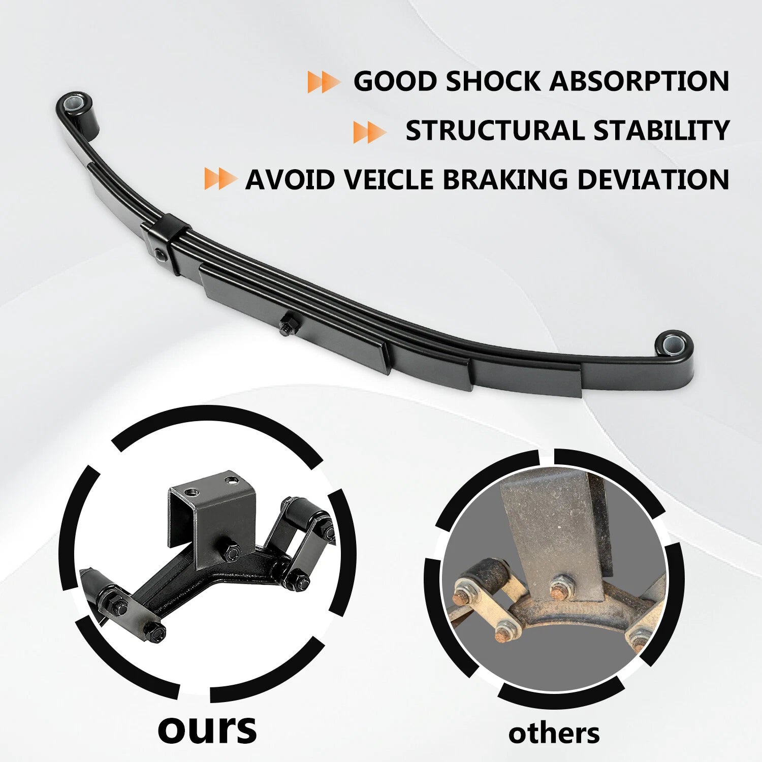 Tandem Trailer Axle Suspension Kit for Trailer (3500 lbs)