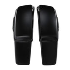 Hard Saddlebags for Harley Road King, Street Glide (2014–2024) Black Denim