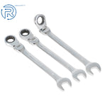 Set of 12 Metric Flexible Head Ratcheting Wrenches for Various Models