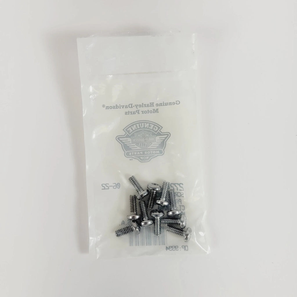 10 Pack Screw No. 10-16 X 1/2 Grade 2 Chrome for Harley-Davidson