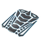 Blue Motorcycle Oil Fuel Tank Pad Cover Guard Protector Decal Sticker