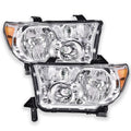 Set of Chrome Headlights for Toyota Tundra, Sequoia (2007–2017)