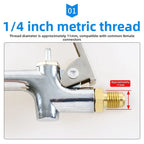 AC System Cleaning Tool for Automotive (Zinc Alloy, Threaded Connection)