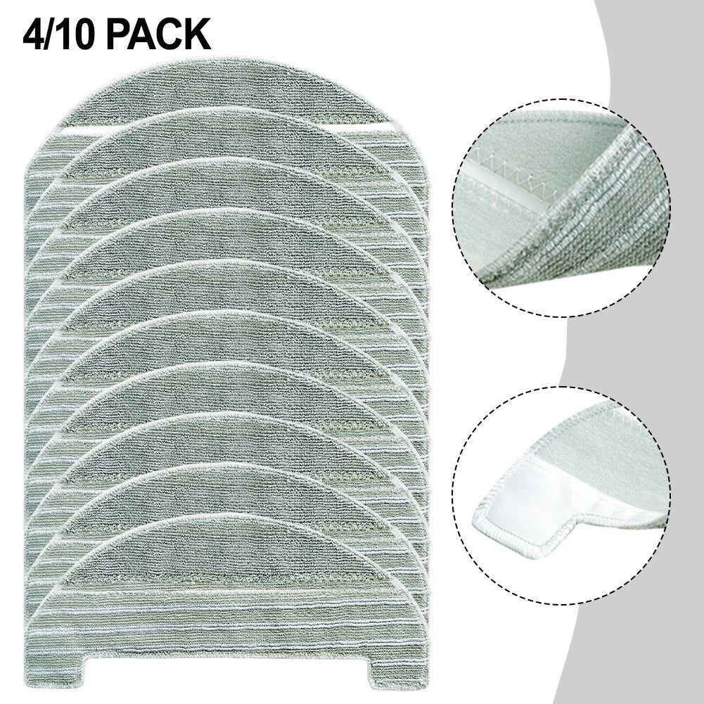 Set of 4 Mop Cloths for Vactidy T7 T8 Robot Vacuum (Replacement)