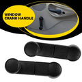 Set of 2 Inside Manual Window Crank Handles Black for Ford Ranger/Windstar/F150 (1993–2014)