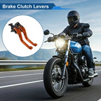 6 Position Adjustable Brake Clutch Levers for Suzuki GSX8S (2023–2025) Orange