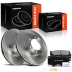 Front Disc Brake Rotors & Ceramic Pads for Toyota 4Runner (2003â2009)