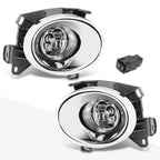 Clear Lens Front Bumper Fog Lights + Switch + Chrome Bezel for Pathfinder (2013–2016)